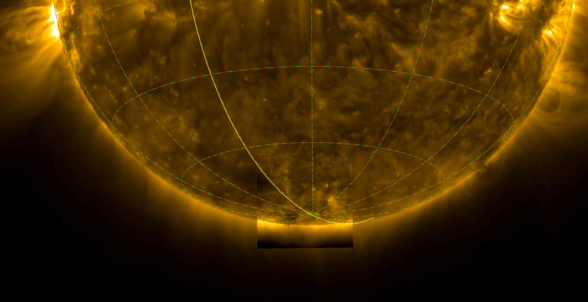 Image du pôle sud du Soleil prise par Solar Orbiter