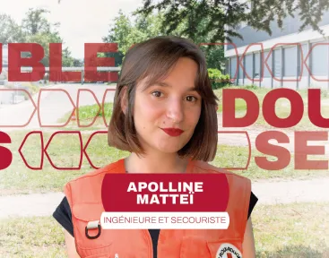 Apolline, student engineer and first-aider
