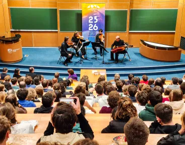 concert de l'orchestre national de lyon à Centrale Lyon