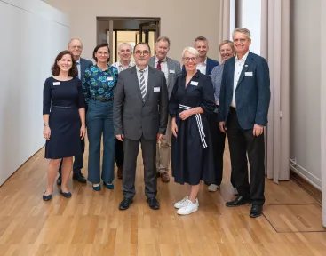 Délégation de Centrale Lyon et équipe de la TU Darmstadt réunies à Darmstadt, le 16 septembre 2026