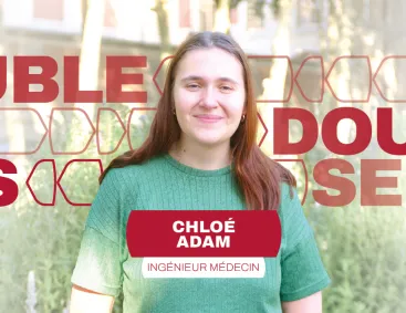 Chloé Adam élève ingénieur médecin