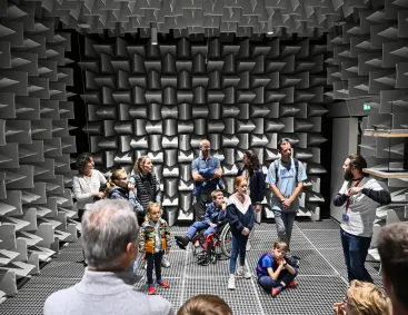 visite de la chambre sourde à la fête de la science centrale lyon