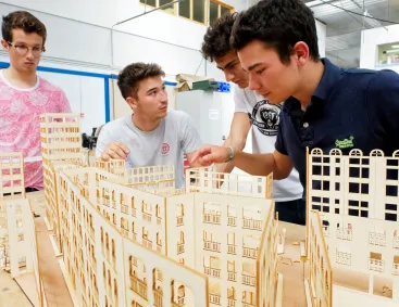 architecture students at Centrale Lyon
