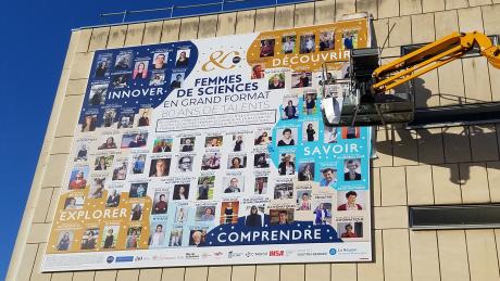 Poster portraits femmes scientifiques 80 ans CNRS
