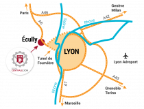 Accéder au campus plan de Lyon