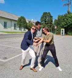 les trois fondateurs de Tumbleweed Microgravity