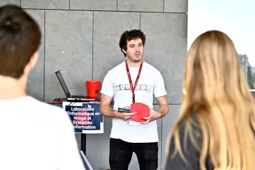 Démonstration dy système d'analyse automatisée par Aymeric Éradès