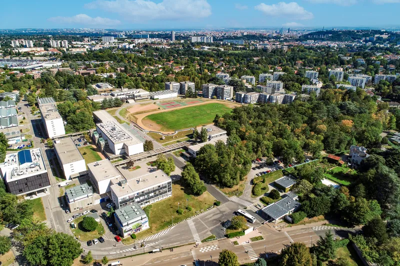 vue aérienne campus Centrale Lyon