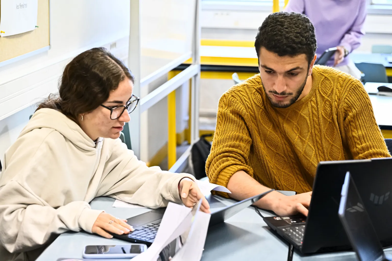 élèves en formation ingénieur