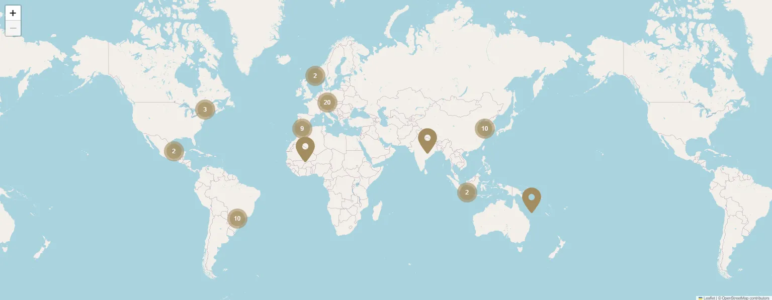 Overview of international partnerships