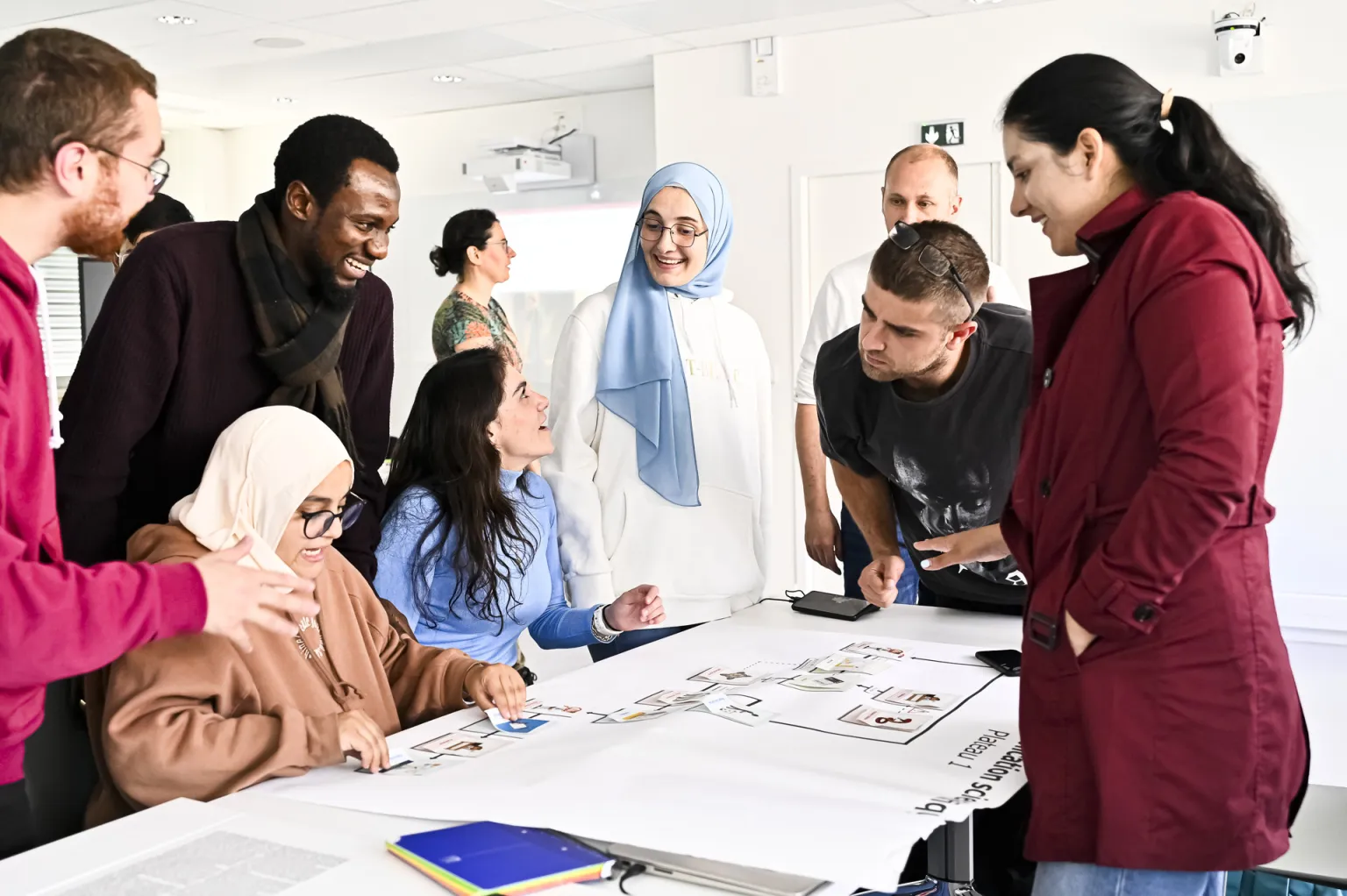 groupe d'élèves internationaux à Centrale Lyon