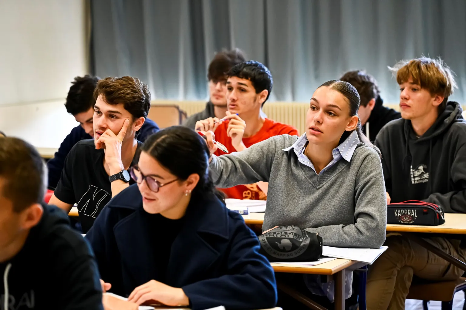 élèves en cours de cycle préparatoire Centrale Lyon