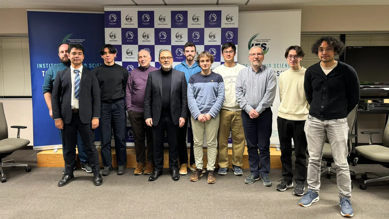 élèves-ingénieurs de l'école centrale de lyon en échange académique au Japon