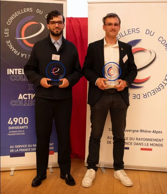 Bilal Chala et Arthur Pingon primés lors du grand prix CCE