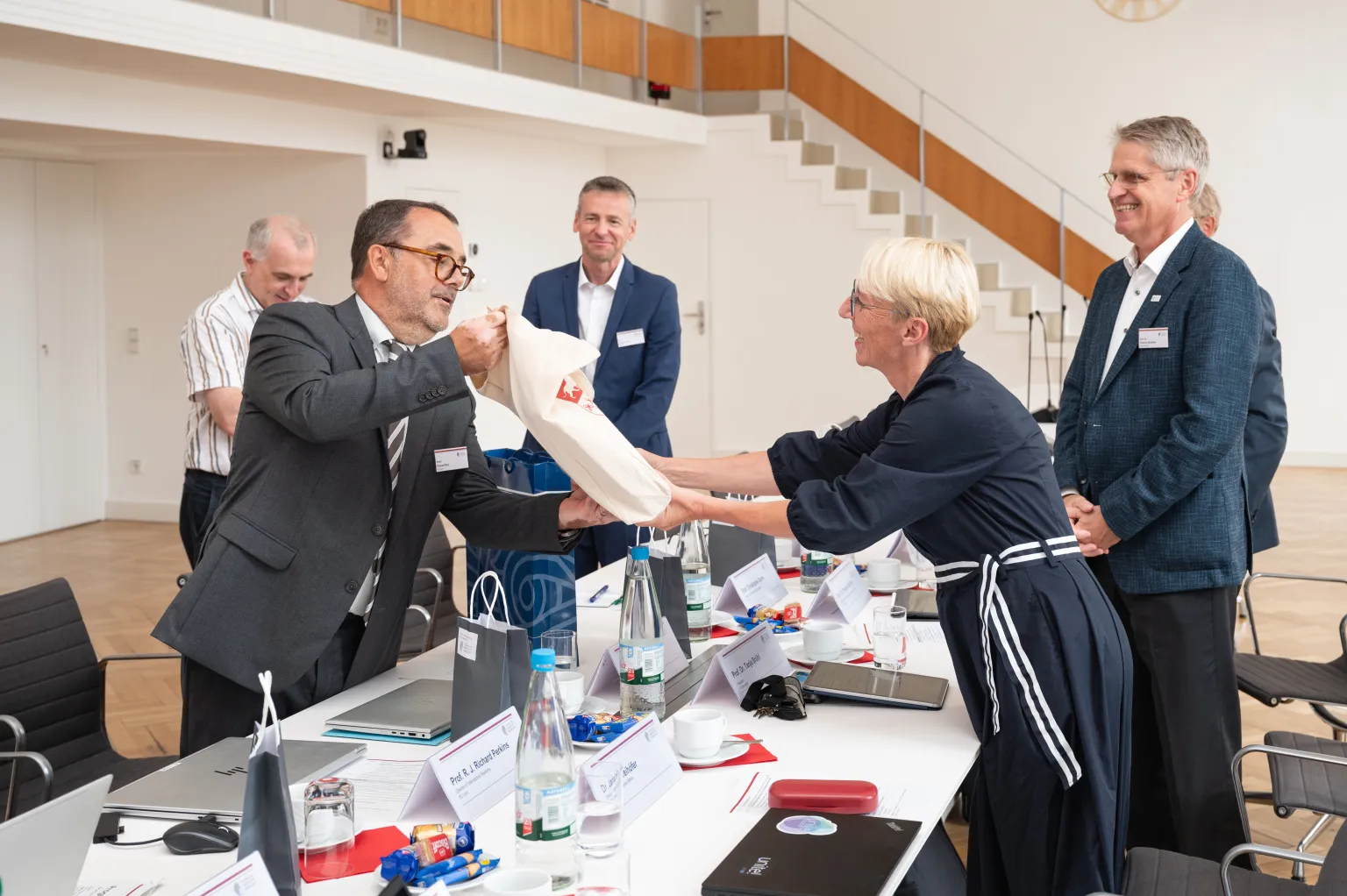 Pascal Ray, directeur de Centrale Lyon, et Tanja Brühl, présidente de la TU Darmstadt, le 16 septembre 2026