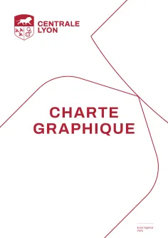 Page de couverture de la charte graphique de Centrale Lyon