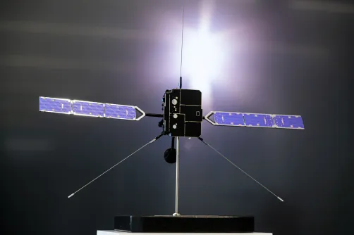 Maquette du Satellite Solar Orbiter