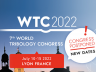 Le LTDS organise le World Tribology Congress 2022